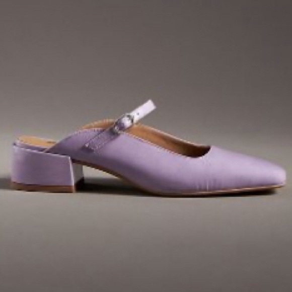 Maeve Shoes - NIB (READ) Maeve for Anthropologie Lilac Patent Mary Jane Mules EU 41